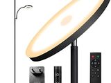 une photo d'une lampe de table avec télécommande et de la télécommande