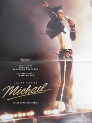 l'affiche du concert de Michael Jackson intitulé « The King of Pop »