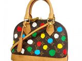 louis vuitton multicolored polka dot mini alma bag