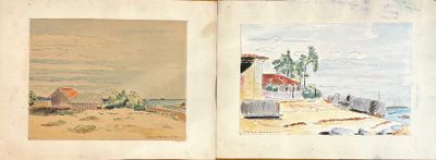 Ecole moderne régionale. Vues du Bassin d'Arcachon, "A la po…