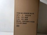a cardboard box that has a picture of a cat in it