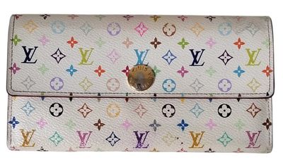 louis vuitton multicolore long wallet