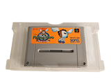 a nintendo game in a plastic case on a white surface