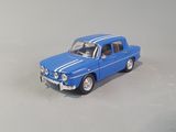 a blue toy car that is sitting on a table