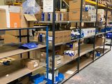 many boxes and boxes on the shelves in the warehouse