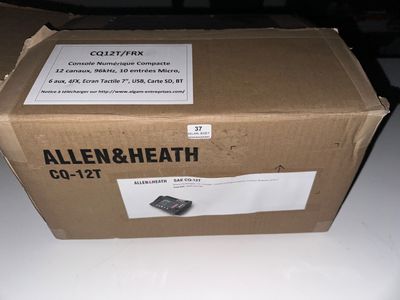 Table de mixage ALLEN1HEATH mod CQ12T/FRX, 12 canaux. - Photo 1