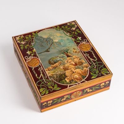 Torroni Nurzia, Aquila" [2]. Lot n° 2 Boîtes en fer-blanc li…