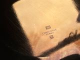 a painting of a cat laying on a pillow