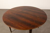 Table de salle à manger circulaire en palissandre de Rio à r… (photo 6)