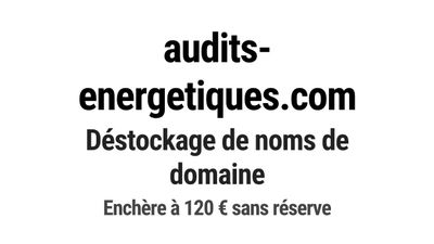 Nom de domaine audits-energetiques.