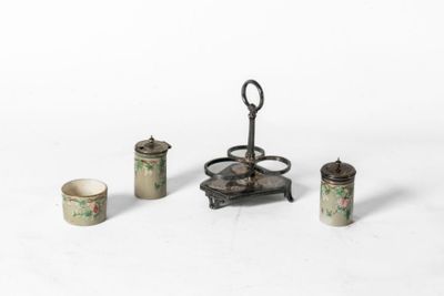 BROADHEAD & CO SCHEFFIELD Salière, poivrière, pot à vinaigre…