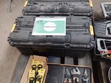 many tools that are sitting on a pallet in the warehouse