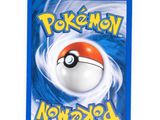 a close up of a card with a pokemon ball on it