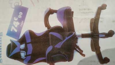 1 Fauteuil Gaming Noir ET Bleu