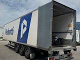 a truck that is parked on the side of the road