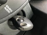 a close up of a steering control in a car