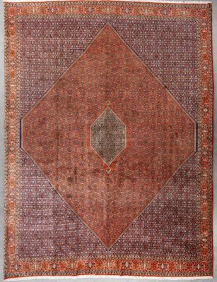 Een groot Oosters handgeknoopt tapijt, Bidjar, Iran (464 x 3…