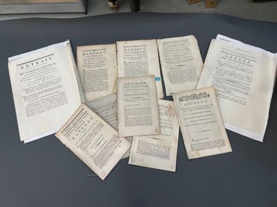 12 documents révolutionnaires concernant le département de l…