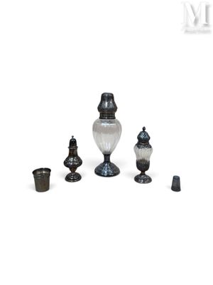 three vases that are sitting next to each other