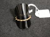 a ring that is sitting on top of a table