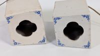 Lot de (x2) briques à herbes en porcelaine ajourée type "bla… (photo 6)