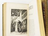 an open book with a picture of a man and a woman on it