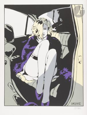 a picture of a woman sitting in the back seat of a car