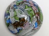 a picture of a glass ball with a lot of different things in it