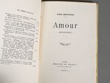 an open book with a picture of a bird on it