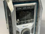 an old radio that is sitting on a table