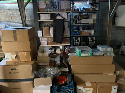 a pile of boxes that are stacked on top of each other
