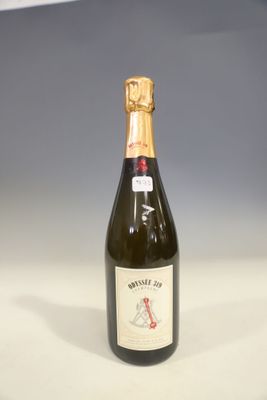 bottle of wine on a white table with a gray background