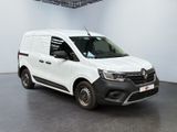 the white van is parked in a large room