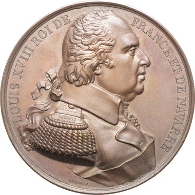 une image représentant une pièce d'argent sur laquelle figure le portrait d'un homme