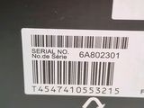 a bar code on the back of a laptop computer