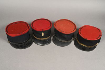 FRANCE. Képis diverses unités, troupes/sous officiers, diffé…