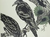 two birds sitting on a branch of a tree
