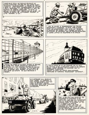 a black and white comic strip of a man driving a car