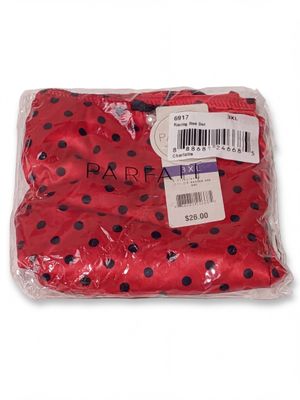 PARFAIT - Culotte Charlotte - 3XL - Satiné rouge à pois - Ne…