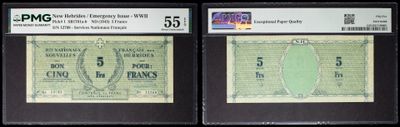 three different types of paper money are shown on a black background