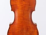 an old violin with a wooden back and a long neck