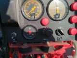 a close up of a control panel on a train