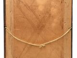 an old picture of a piece of wood with a rope around it