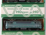 three boxed boxes of ho scale trains sitting on top of each other
