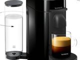 un schéma représentant une machine à café avec une tasse de café à côté