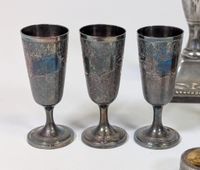 Lot "varia" comprenant : (x1) flambeau "balustre" à piètemen… (photo 3)