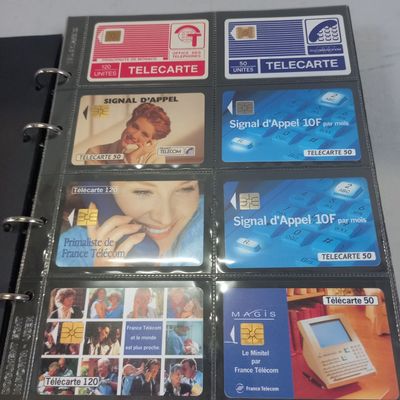 a binder with a lot of credit cards on it