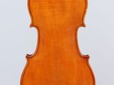 an old violin with the back of the back of the violin