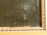 a picture of a picture of a window with a cracked glass
