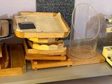 a table with a lot of food on top of it